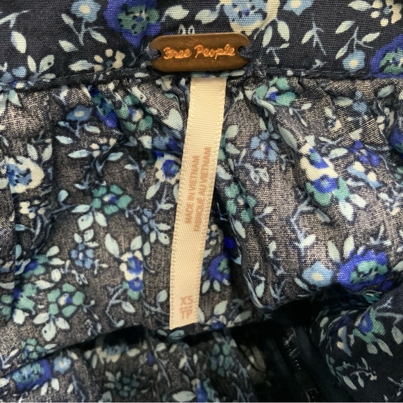 Free People Petunia Cerulean Blue Mini Dress. Size XS. (NWT). - Picture 5 of 8